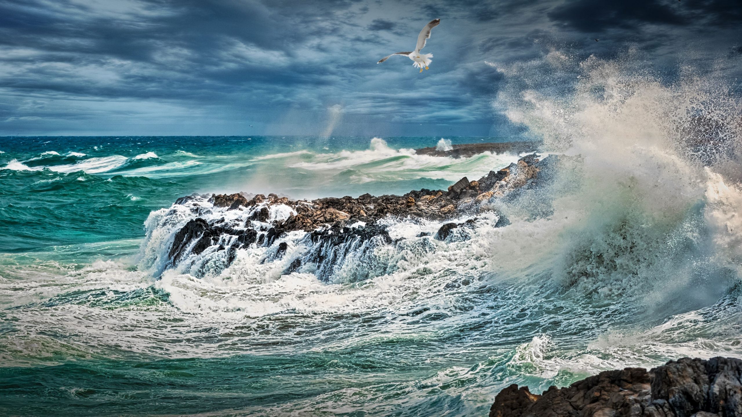 olas del mar representando la volatilidad de los mercados